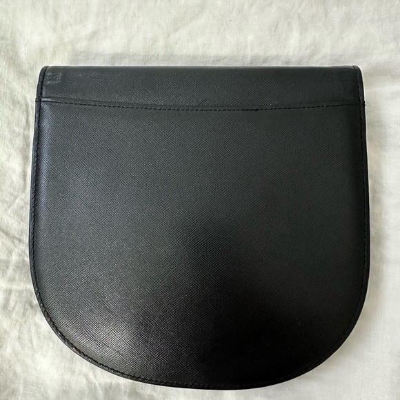 SAINT LAURENT YSL Shoulder Bag Leather Black with strap crossbody - Picture 3 of 16